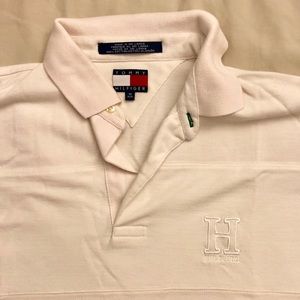 Tommy Hilfiger White Branded Polo